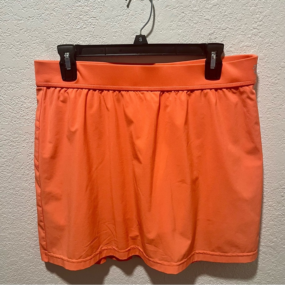 Izod Golf Orange Skirt With Attached Shorts
